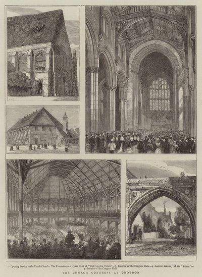 El Congreso de la Iglesia en Croydon de Henry William Brewer